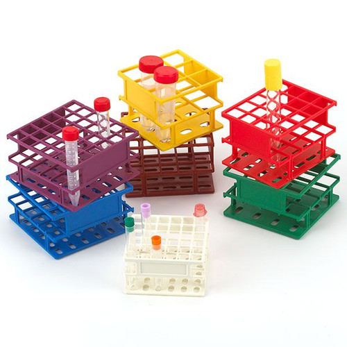 20 place nylon wireless tube rack green