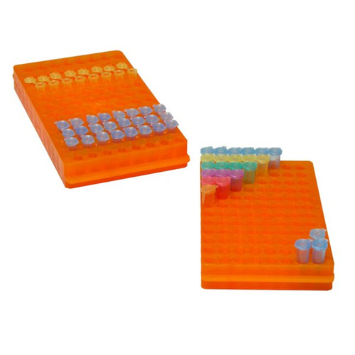 [STO-R-96R-5] Tube Storage Rack Reversible Orange