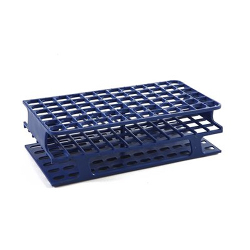 [HS27552B] Chemical Resistant Tube Rack Blue