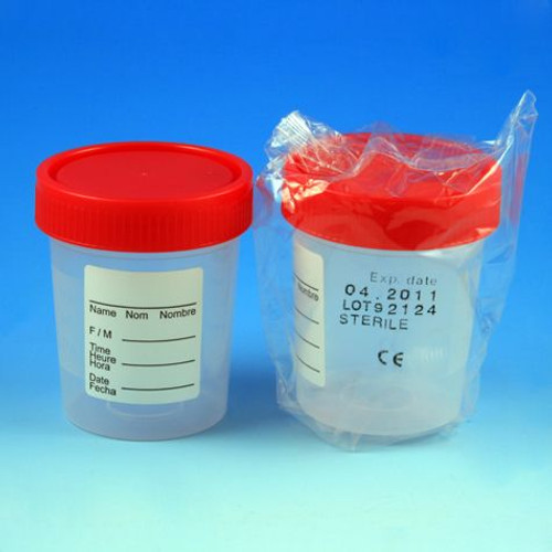 [GS-5912] 4 oz Polypropylene Specimen Cup Sterile